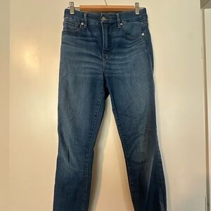 Good American Dark Blue Straight Leg Jeans